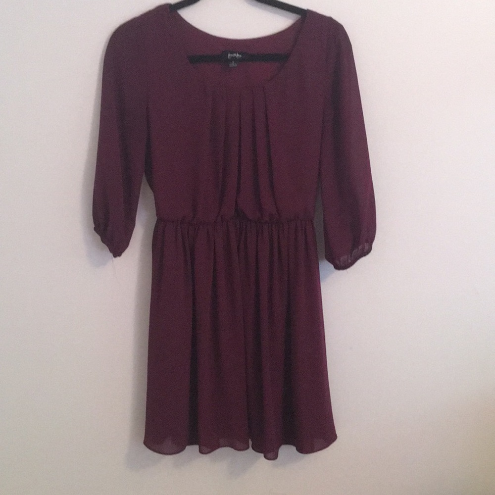 Purple/Maroon Dress